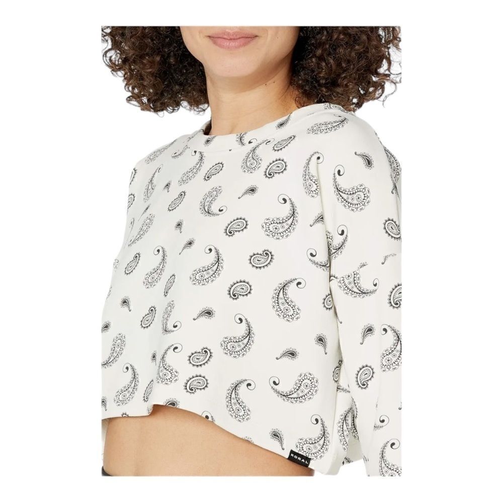 Koral Valor Dive Crop Top In Bandana Paisley Women’s Size XS